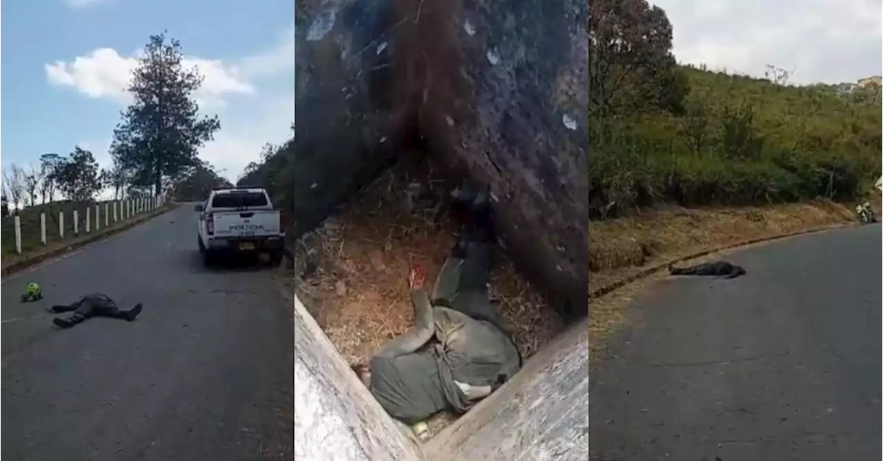 Asesinaron a tres policías en una vía del Cauca