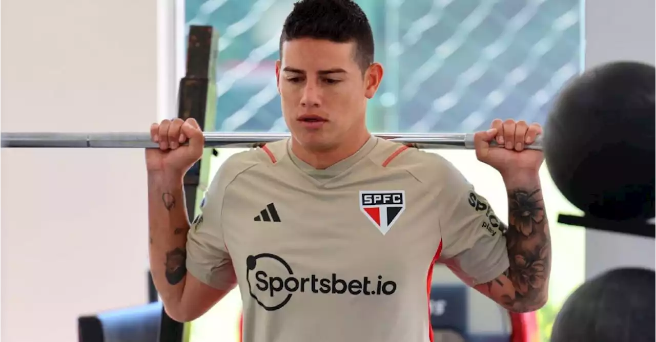 Se viene el debut de James Rodríguez con Sao Paulo