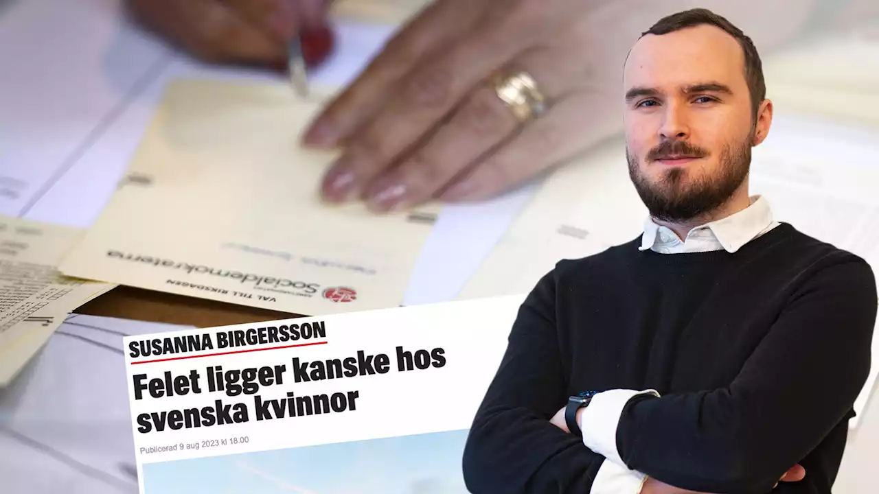 Expressens ledarsida vill omyndigförklara korkade vänsterbrudar