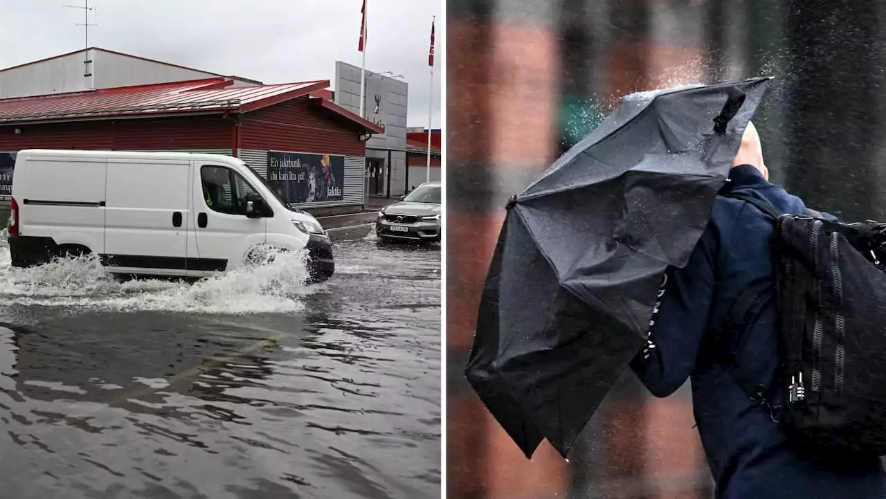 Nytt regnoväder på väg in över Sverige