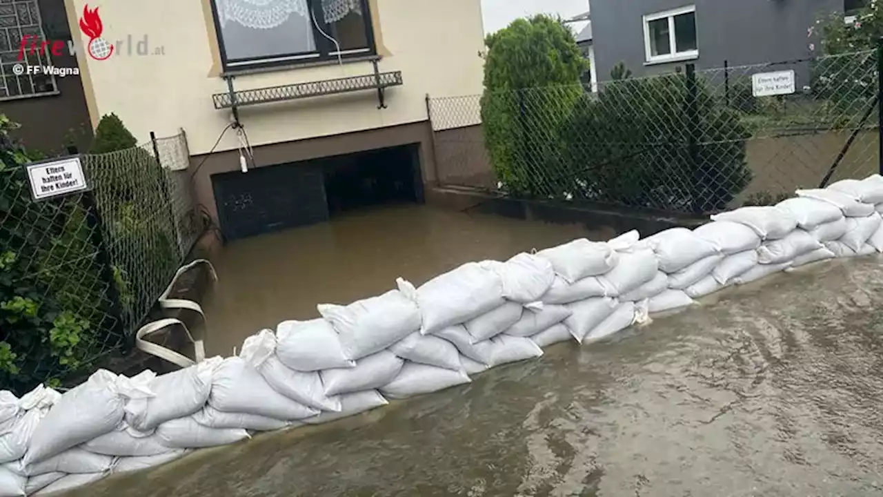 Stmk: Feuerwehr Wagna beendet nach sechs Tagen ihren Hochwasser-Dauereinsatz