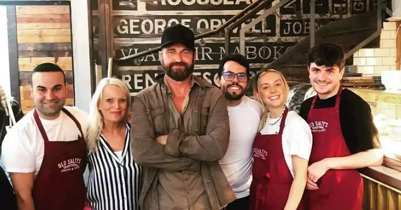 Hollywood star Gerard Butler spotted at West End restaurant