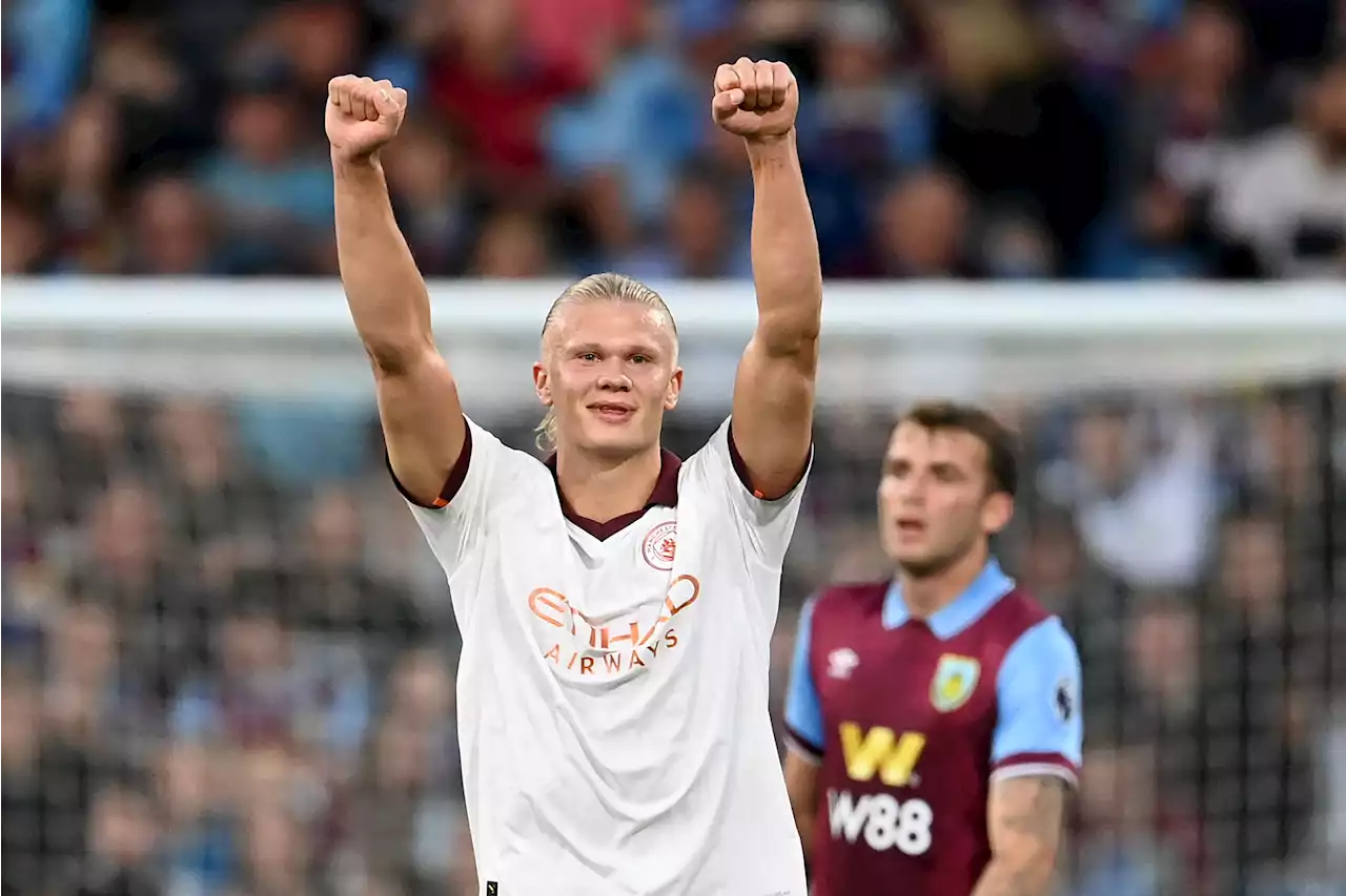 Erling Haaland Cetak Gol Pertama Liga Primer 2023/24, Manchester City Libas Burnley 3-0 | Goal.com Indonesia