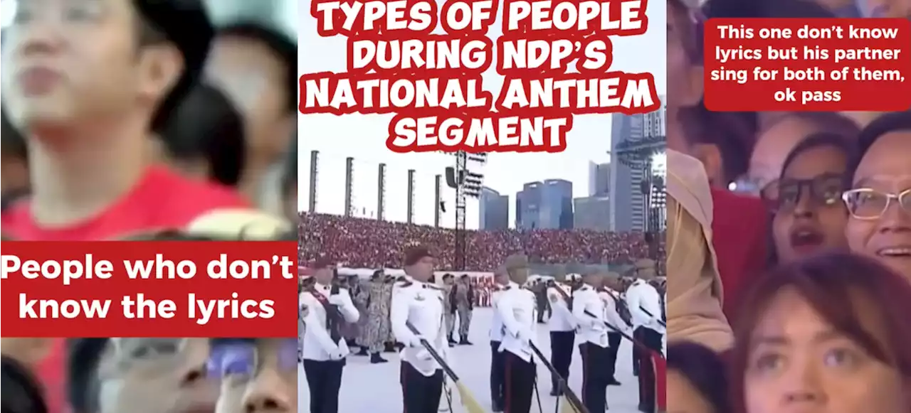 ‘How come so many people don’t know (national anthem) lyrics?’ — TikTok video focuses on different types of Singaporeans during NDP - Singapore News