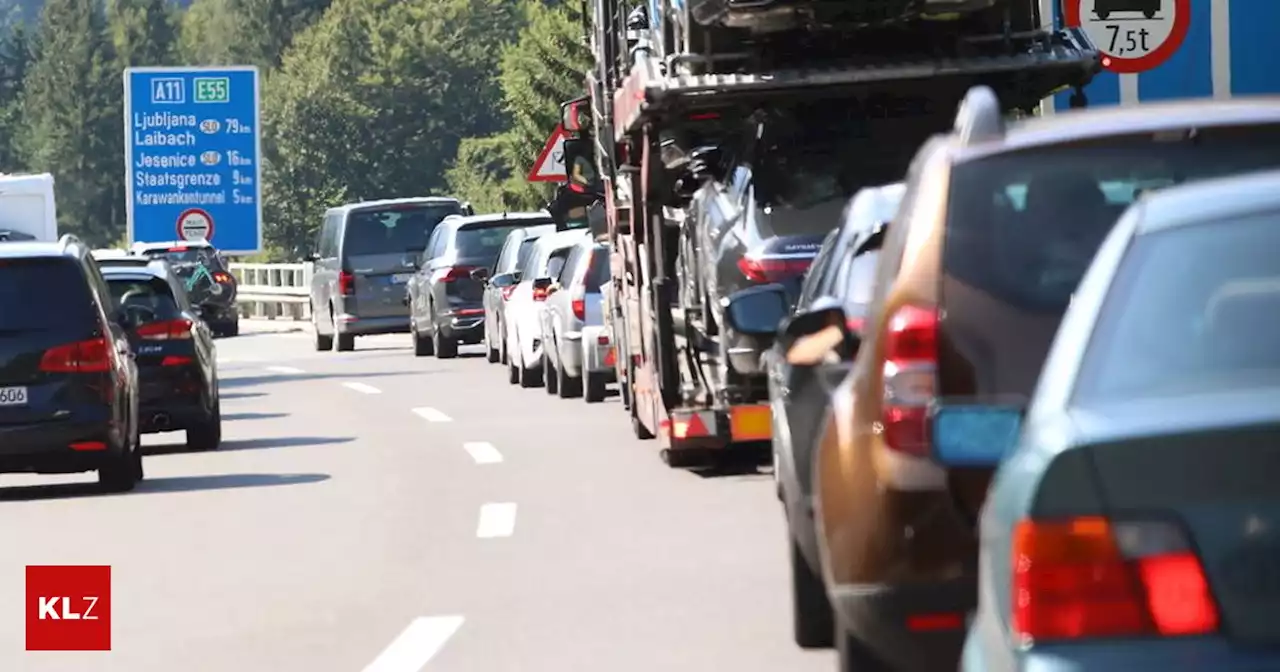 Urlauberverkehr: Eineinhalb Stunden Stau bei der Rückreise nach Kärnten