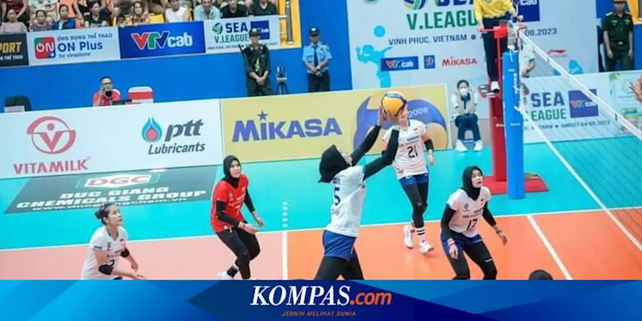 Hasil SEA V League 2023: Timnas Voli Putri Indonesia Takluk dari Thailand