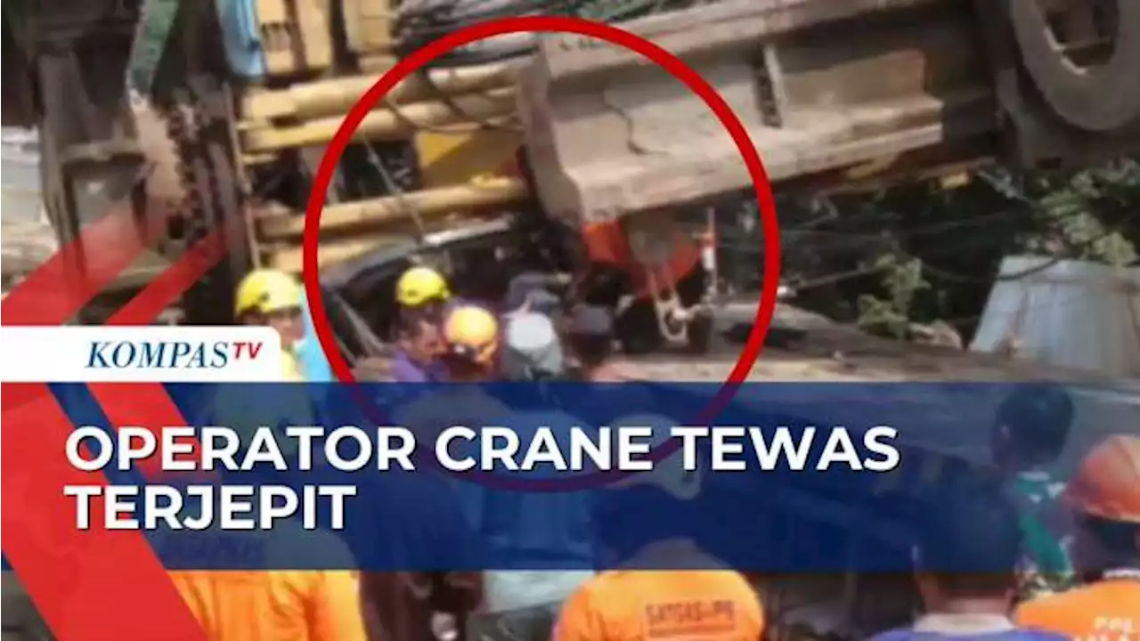 Operator Tewas Terjepit Badan Crane, Evakuasi Berlangsung Dramatis!