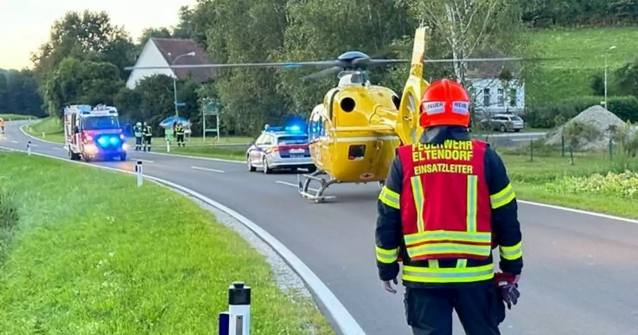 Motorrad in Kürbisacker geschleudert - Lenker tot!