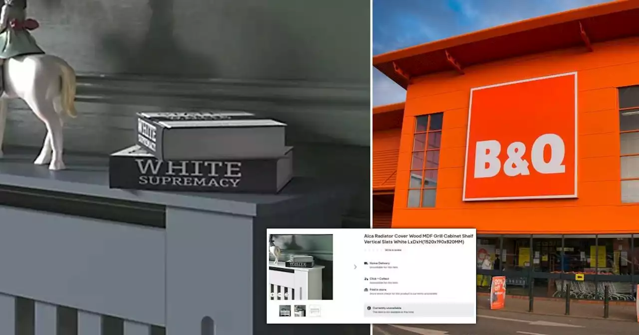 B&Q apologises after books on 'White Supremacy' spotted in radiator advert