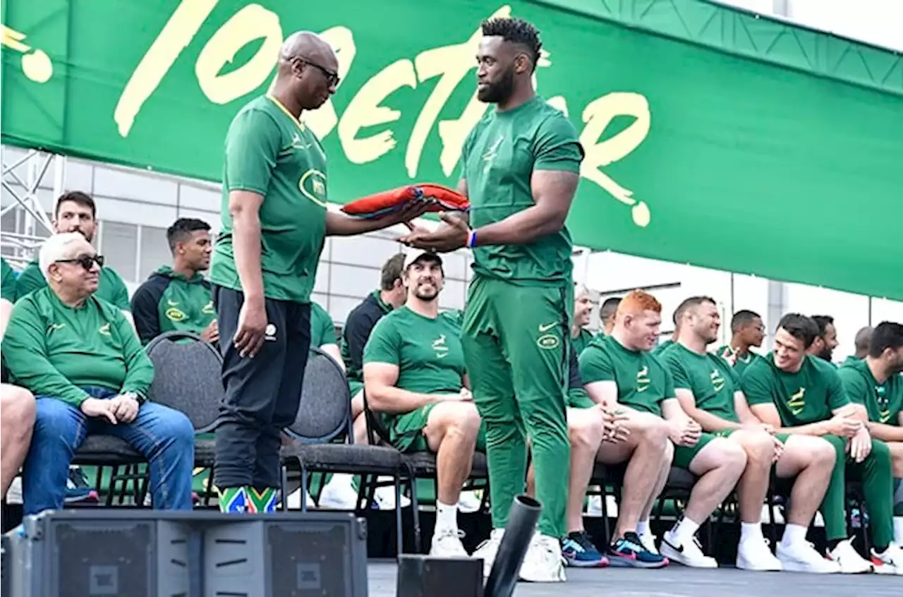 Boks get rousing airport farewell as daunting World Cup defence awaits | Sport