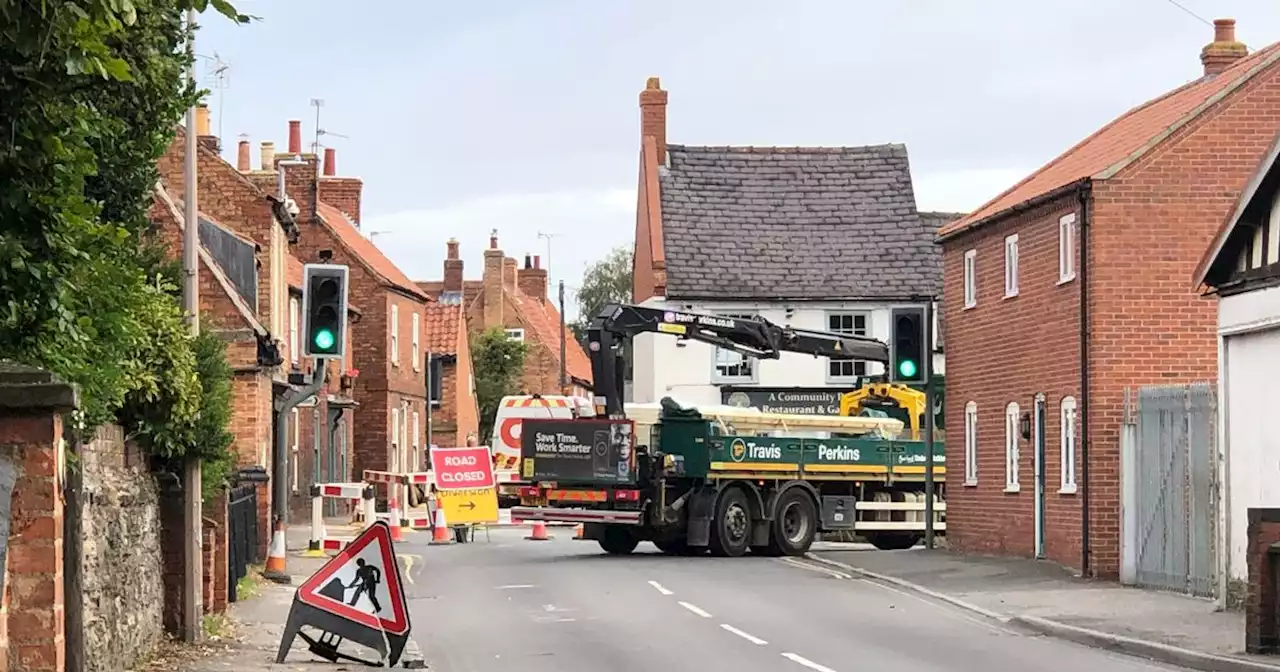 Busy Nottinghamshire village road closed off after gas leak