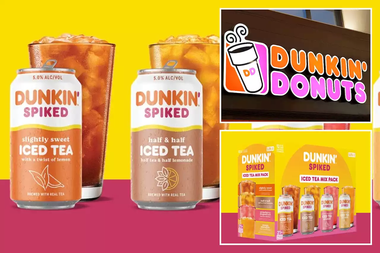 Dunkin’ to debut a boozy lineup of spiked iced coffee and tea