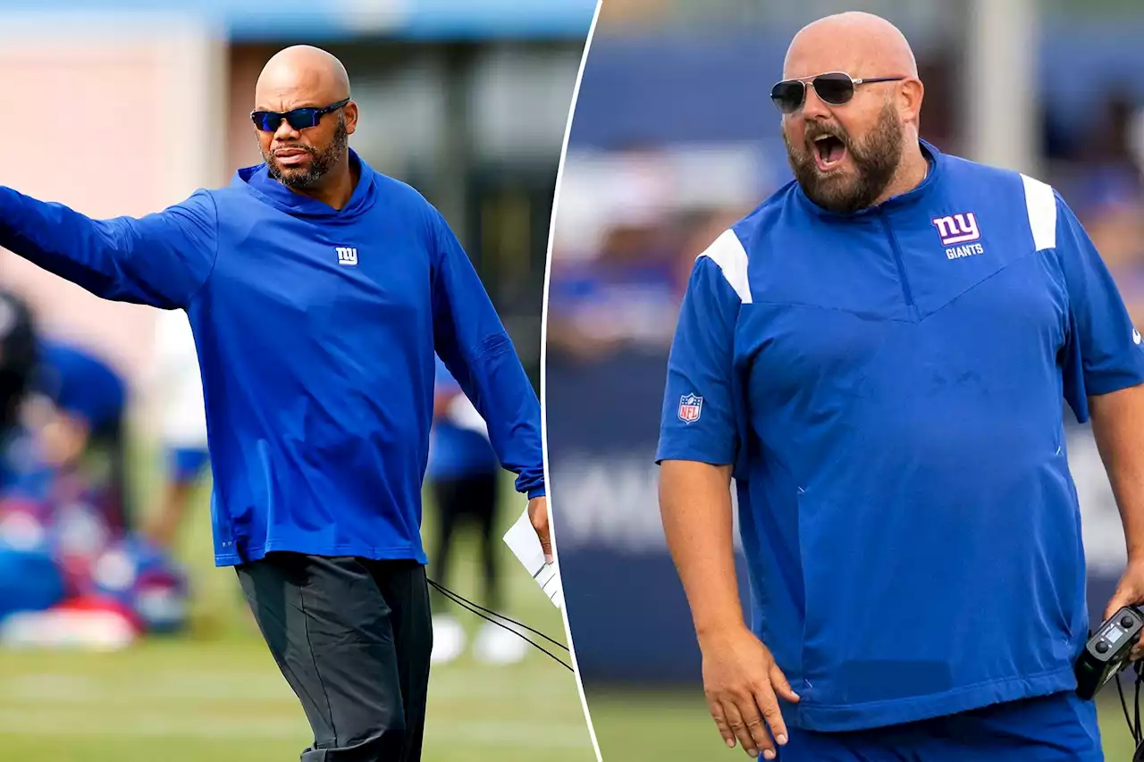 Giants’ Brian Daboll stared down Thomas McGaughey after special teams touchdown