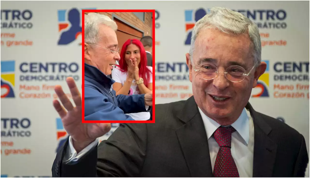 [Video] Mujer, nerviosa, puso a Álvaro Uribe a tomarse foto con ella: “No lo puedo creer” - Pulzo