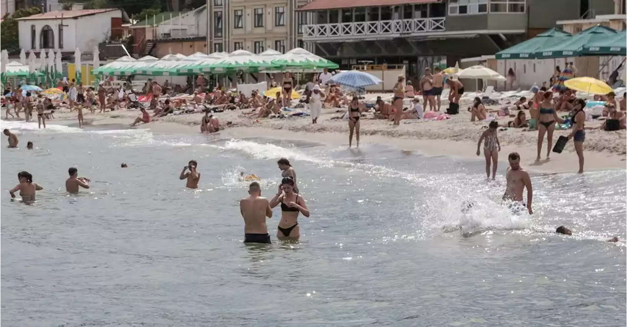 Ukraine's Odesa opens a few beaches for the first time since Russian invasion