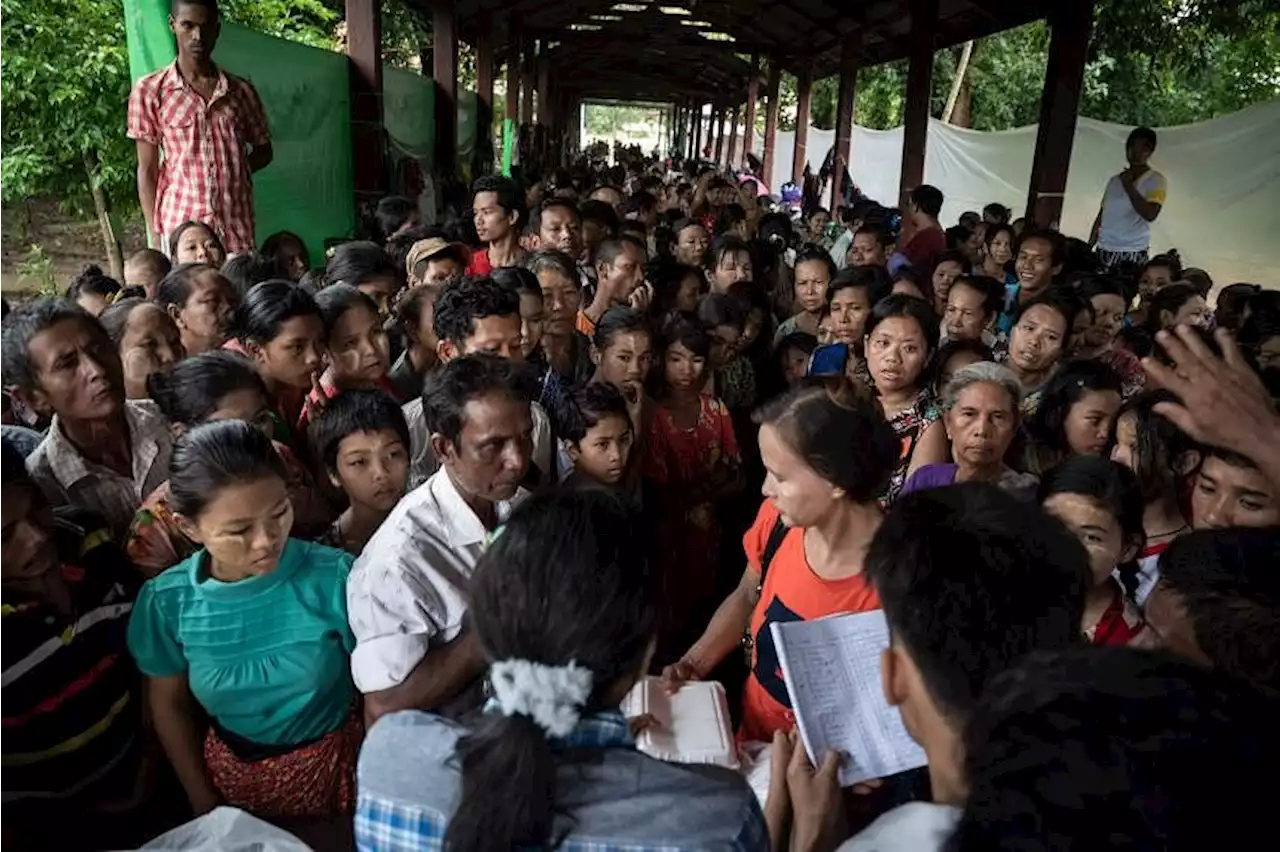 Evacuated from flood-hit homes, 48,000 in Myanmar waiting to go home