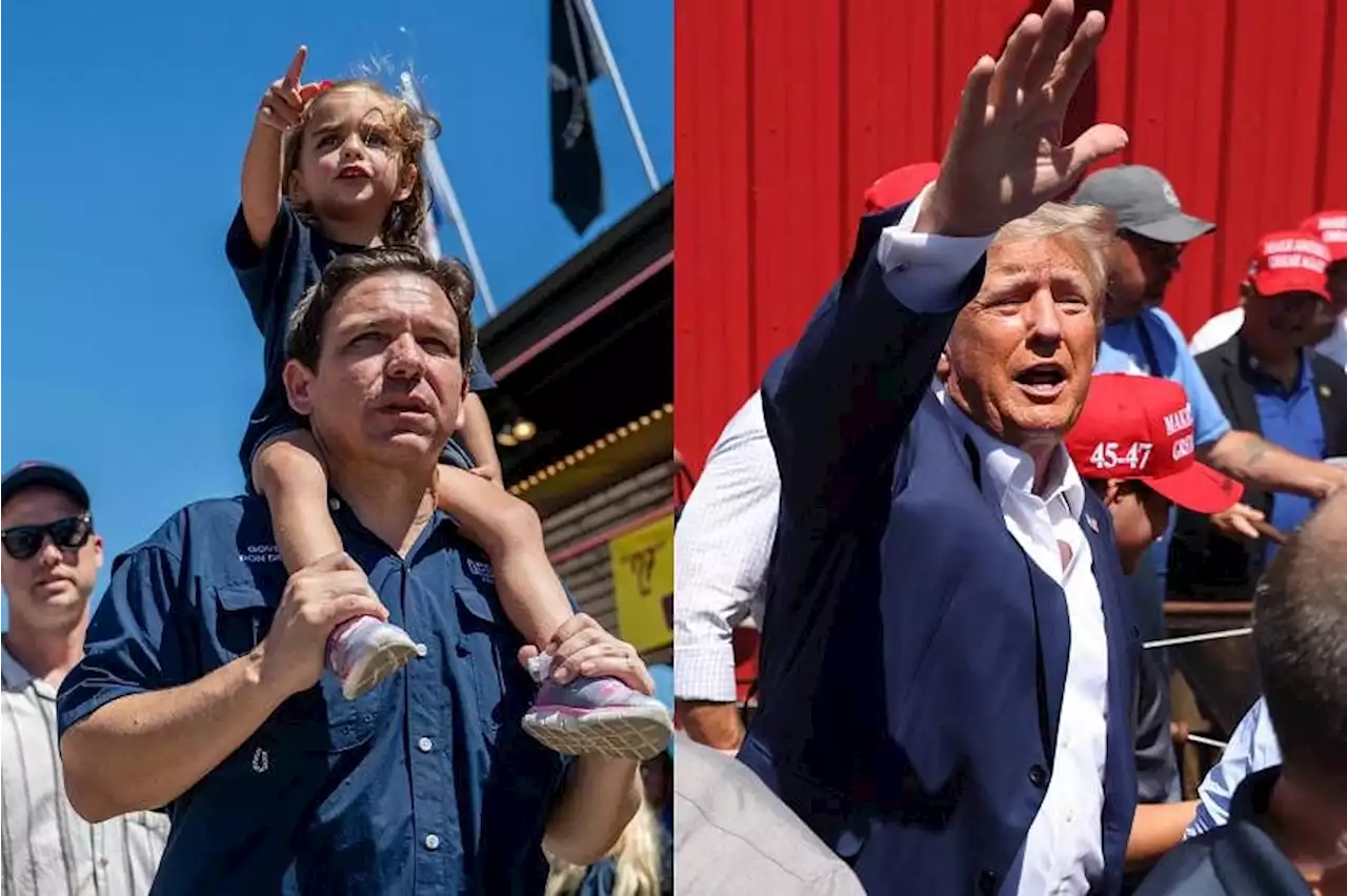 Trump swoops into Iowa Fair, scrambling Ron DeSantis' effort to reboot his US 2024 campaign