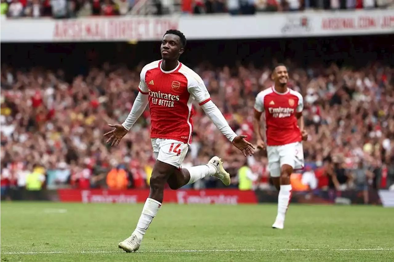 ‘Beast’ Eddie Nketiah helps Arsenal beat Nottingham Forest 2-1 in Premier League opener