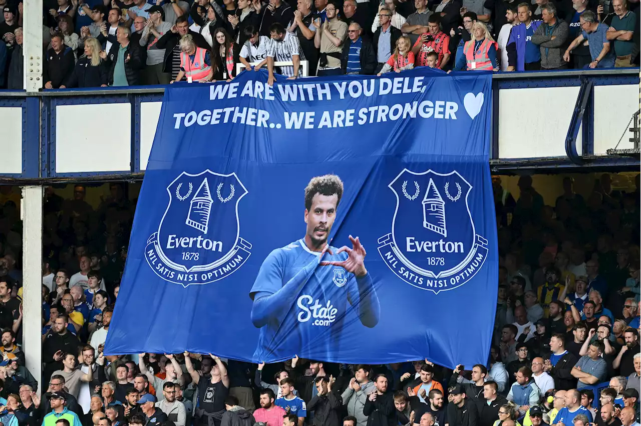 Everton fans send message of support to Dele Alli with classy banner