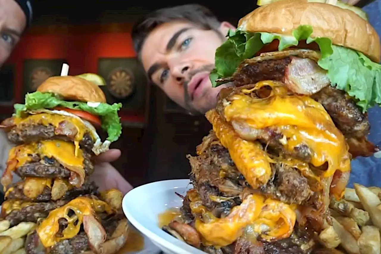 Only Two People Have Successfully Completed the Massive Burger Challenge