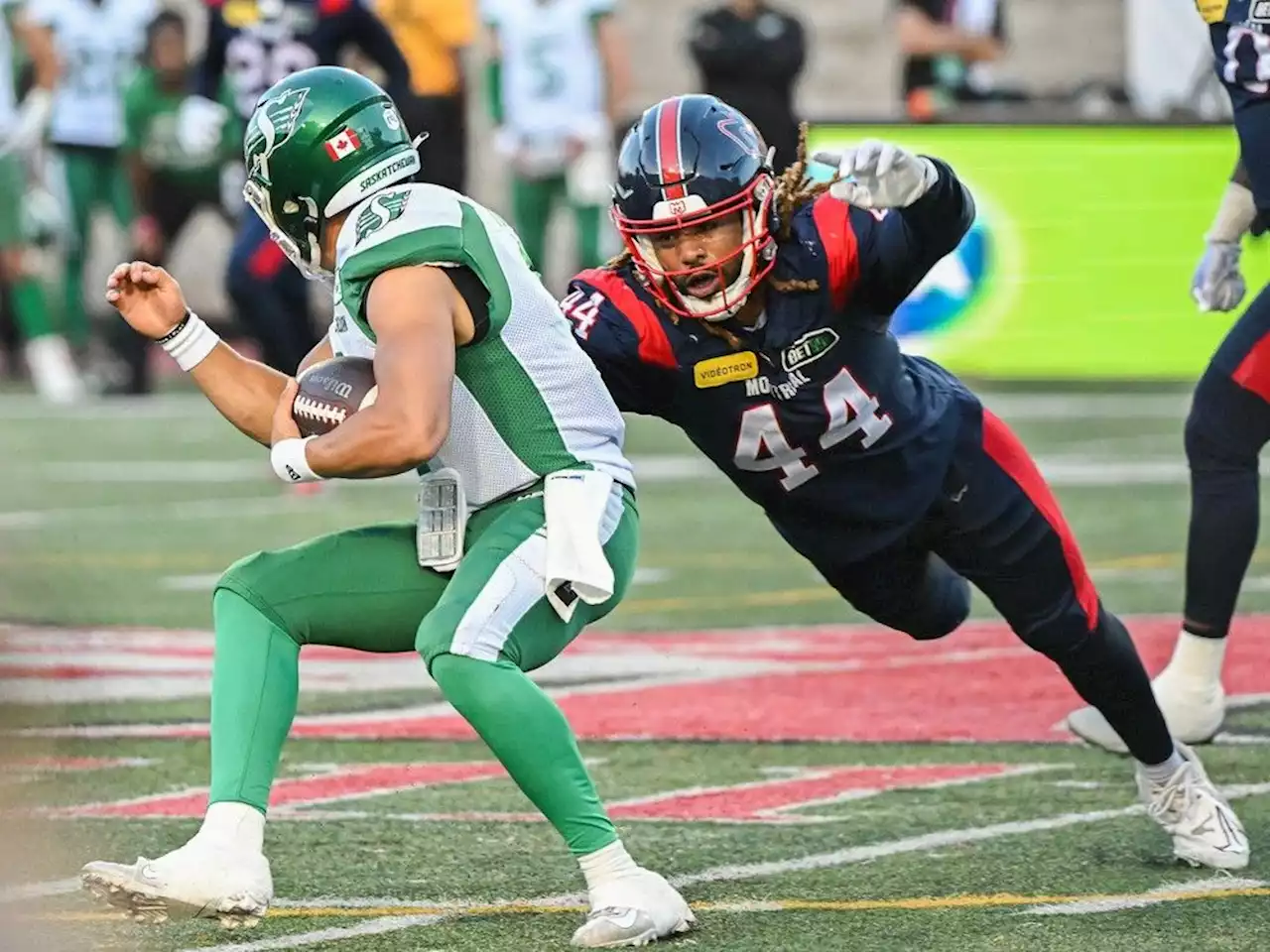 Mason Fine injured as Roughriders get blown out by Alouettes 41-12