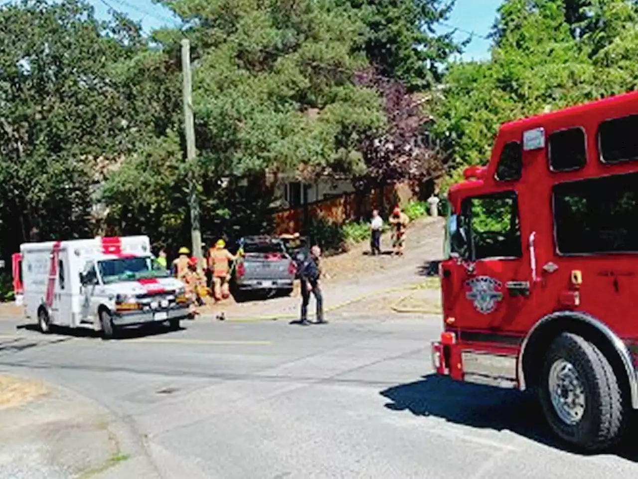 Driver Seriously Injured in Pickup Truck Crash