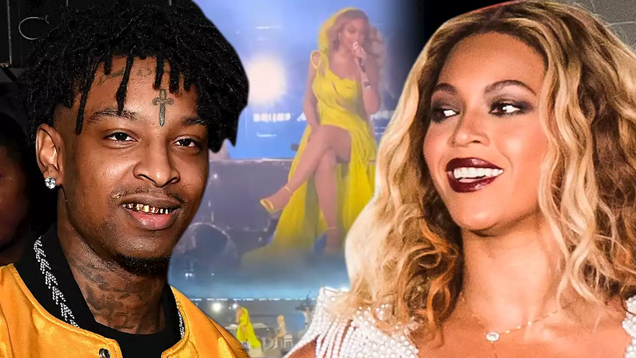 21 Savage Sings Along With Beyoncé During Her Atlanta Concert