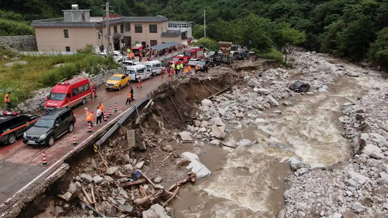 China evacuates residents, searches for victims as heavy storms continue