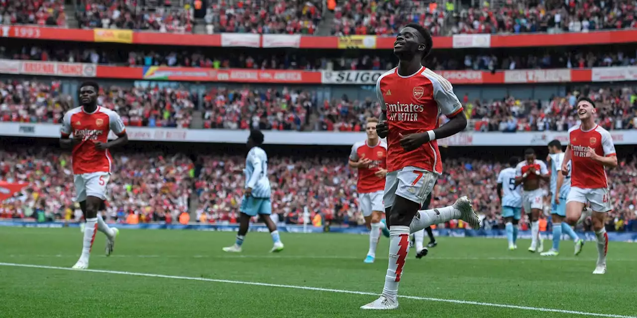 Premier, l'Arsenal parte bene: Saka e Nketiah piegano il Nottingham Forest