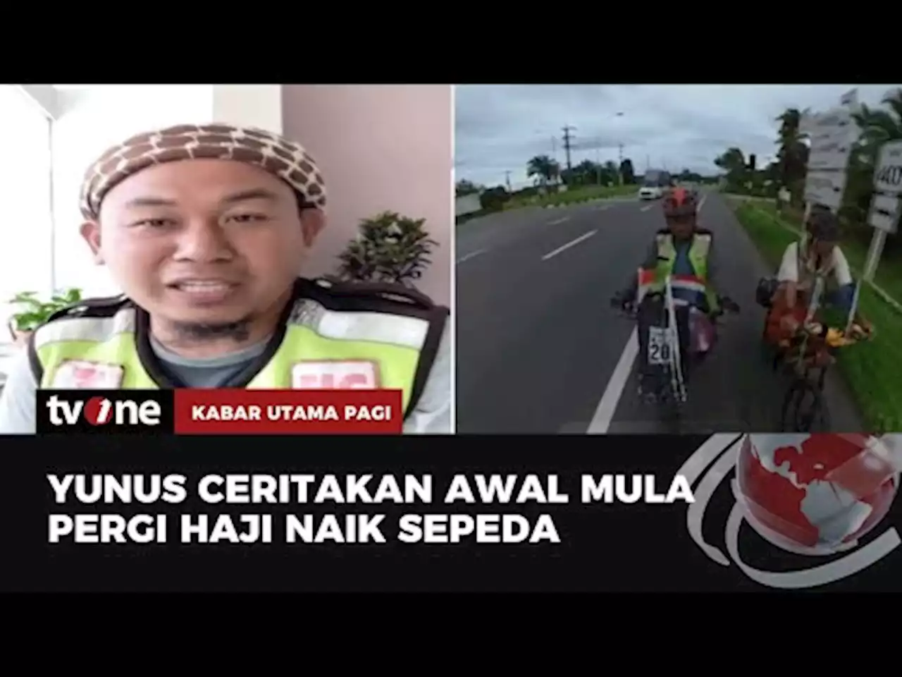 Cerita Pria Asal Malang Yunus Abdurrahman Gowes ke Tanah Suci - tvOne