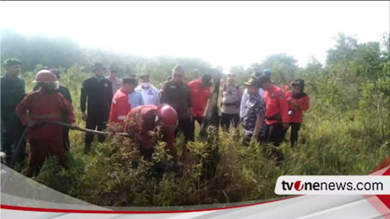 Wakil Mentri KLHK RI Tinjau Kebakaran Lahan yang Tak Kunjung Padam di Samping Jalan Tol Palembang-Indralaya Ogan Ilir