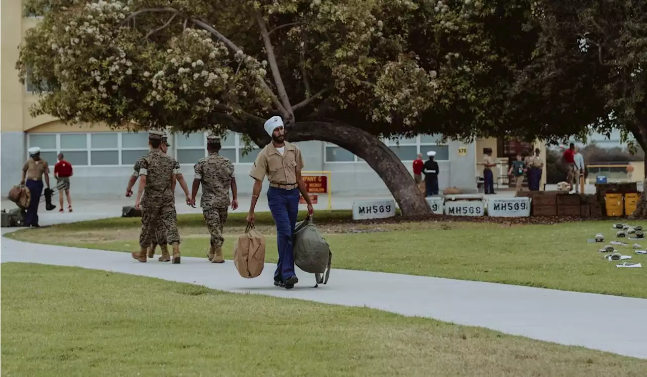 Sikh recruit makes Marine Corps history, completing boot camp with turban, beard