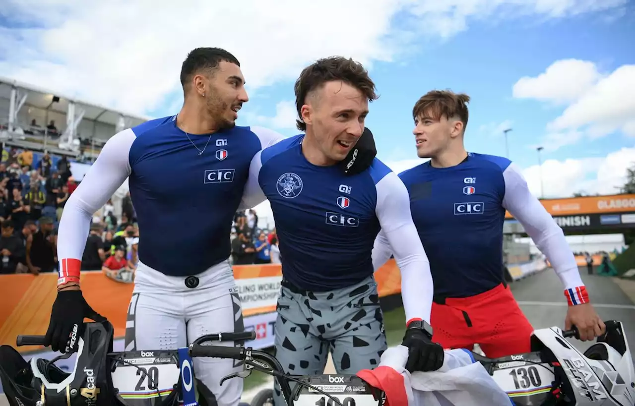 Triplé français historique en BMX aux Mondiaux de cyclisme, Mathieu en or