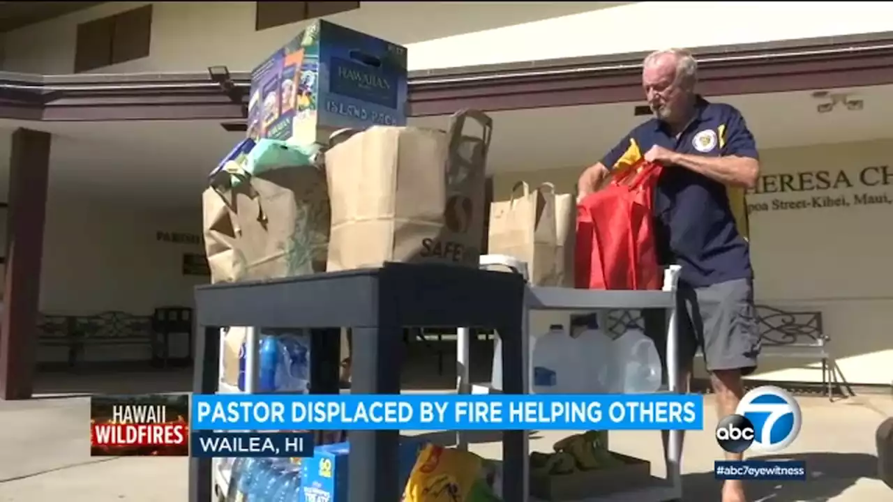 Former LA priest helps Maui residents displaced by fires as need for resources grows