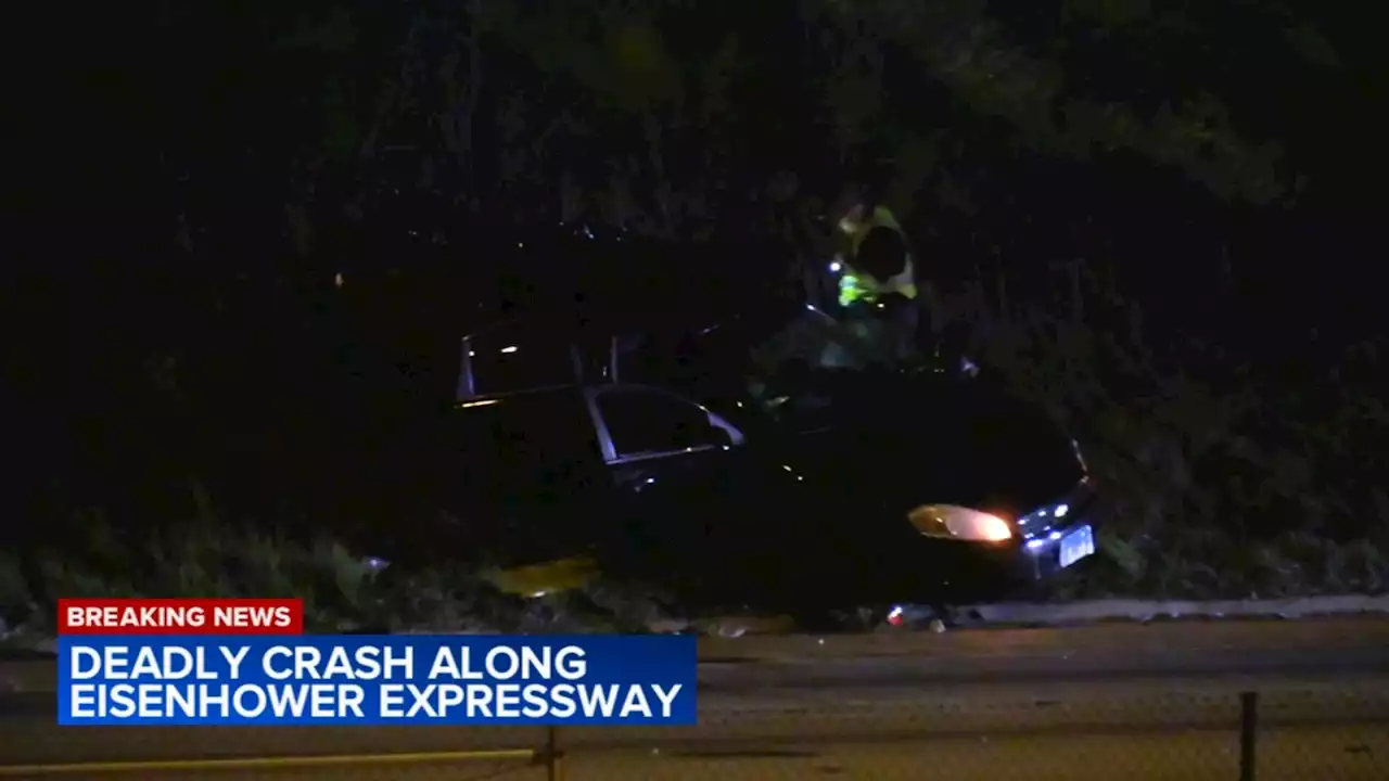 1 dead, 3 injured after 4-vehicle crash on I-290 Expressway near Homan, Illinois State Police say