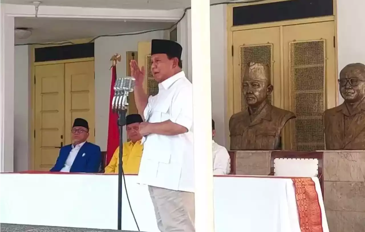 Soal Restu Jokowi, Prabowo Singgung Perindo