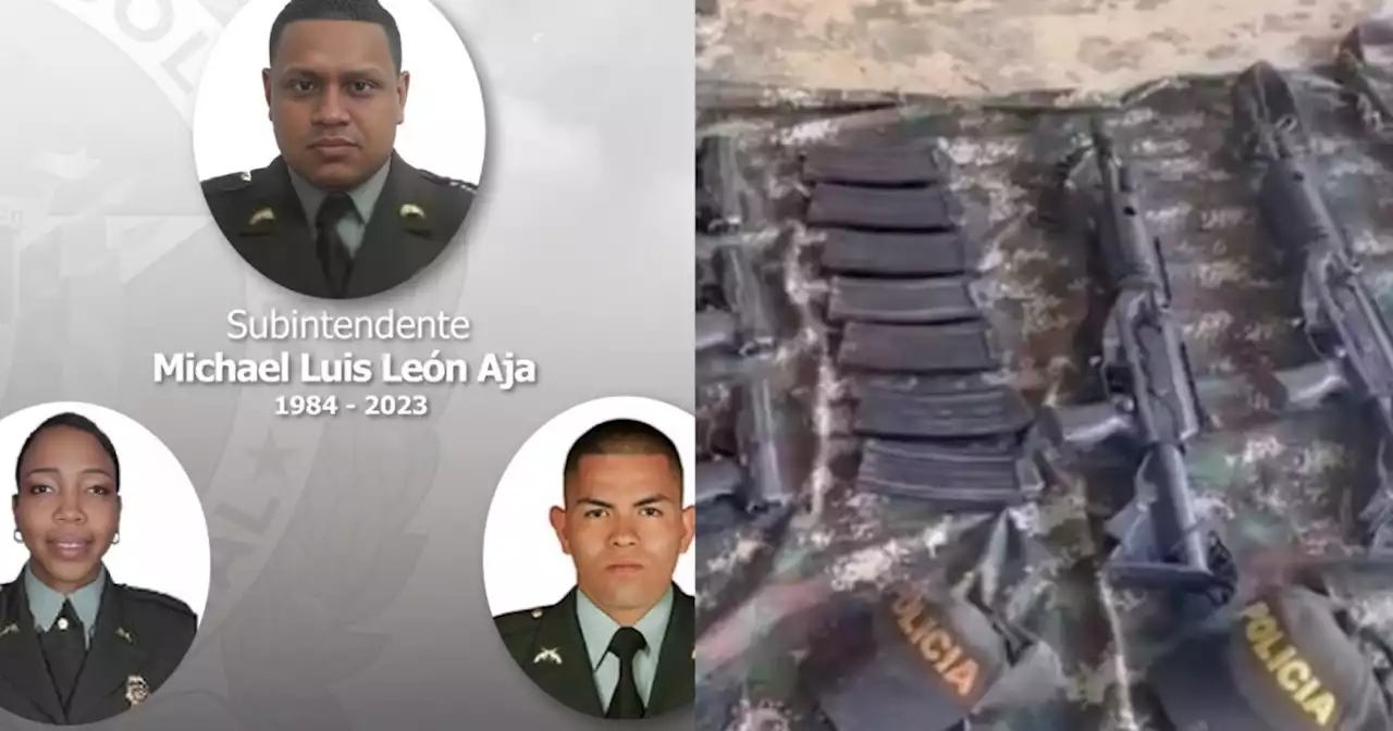 Con este video las disidencias se atribuyen el asesinato de tres policías en Morales, Cauca