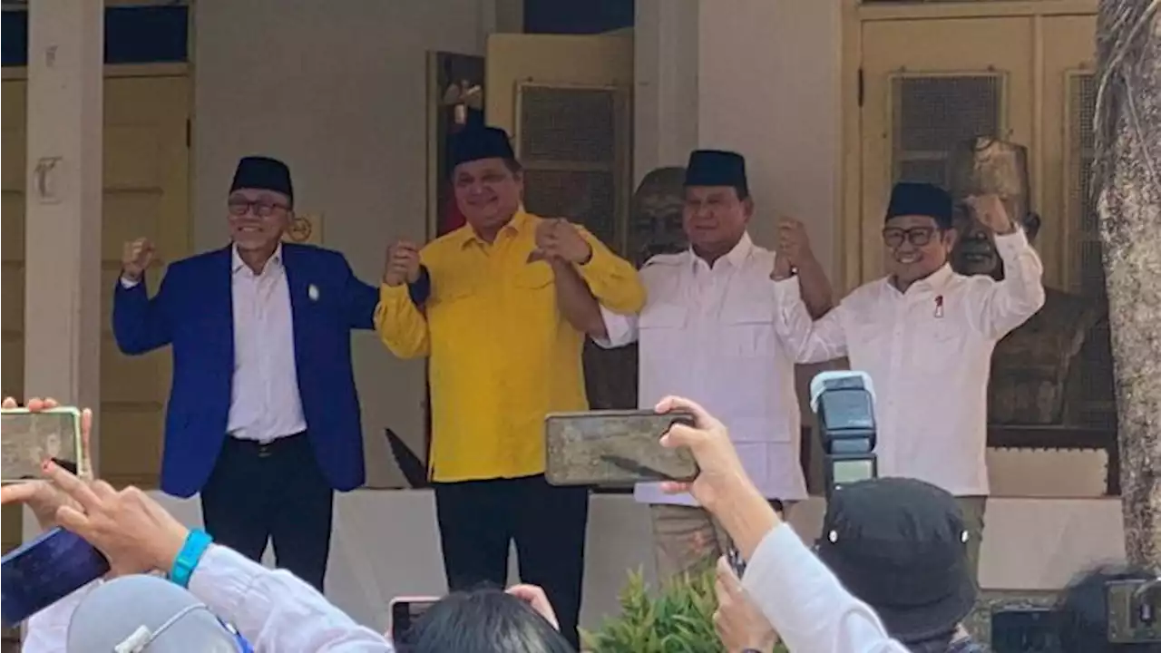 Prabowo Tak Mau Kecewakan Koalisi Gerindra-PAN-PKB-Golkar