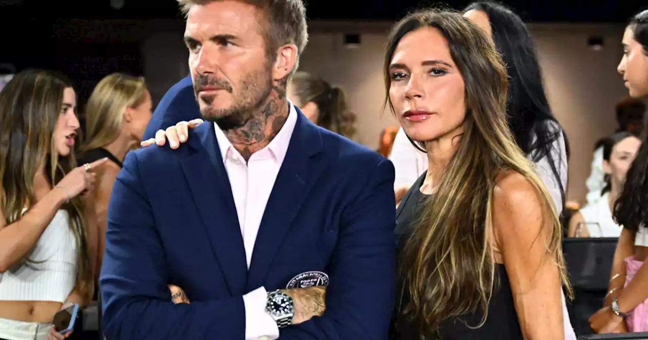 David and Victoria Beckham share pride as Harper walks with Messi