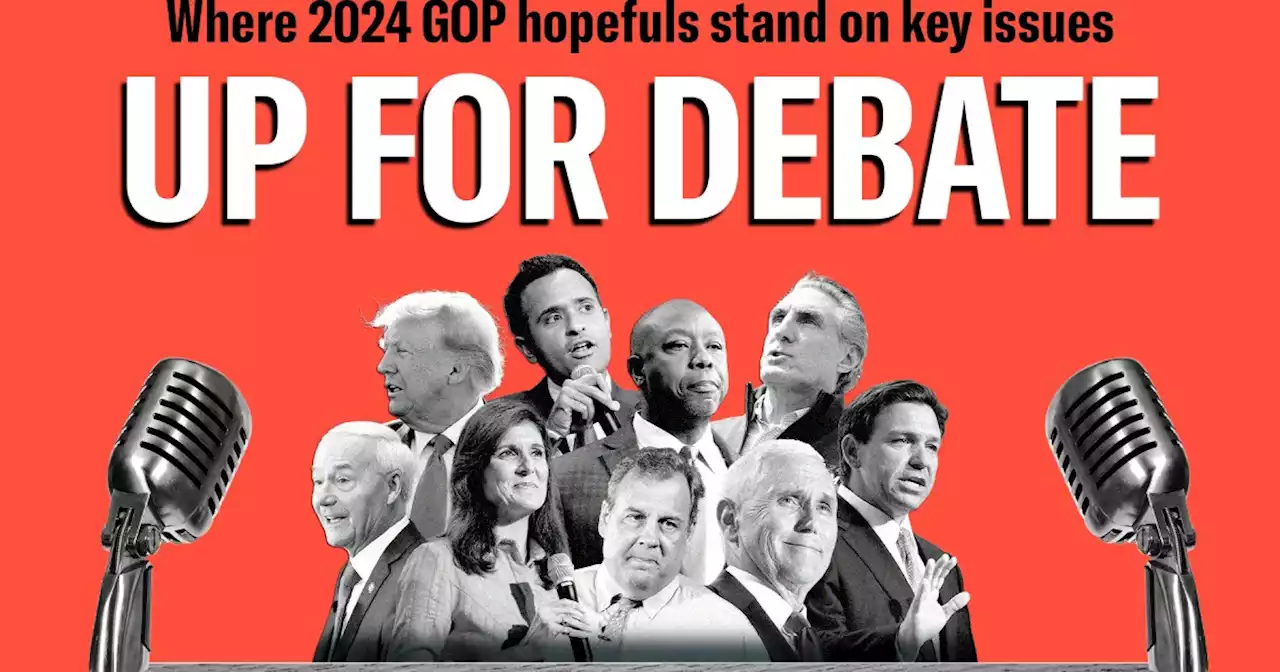 Up for debate: Trump, DeSantis, and 2024 GOP hopefuls' stance on immigration and the border