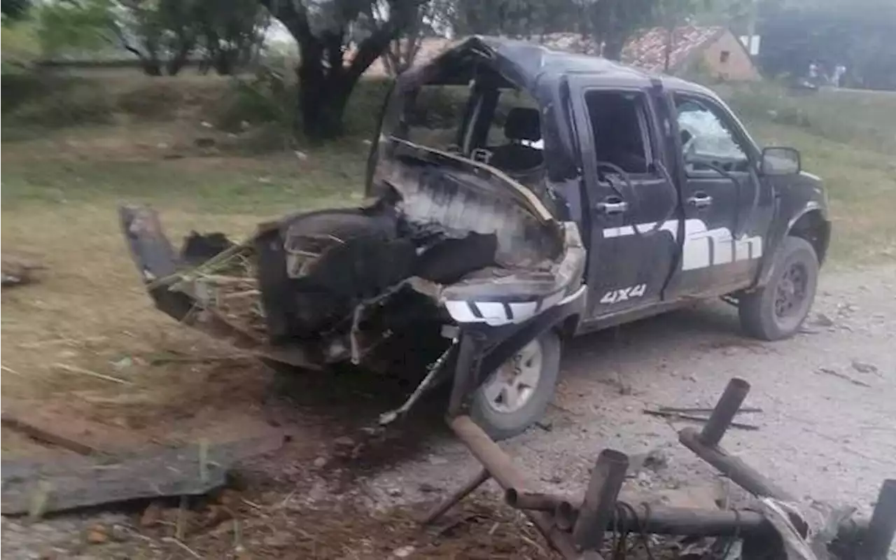 Muere otro policía en el Cauca: carro bomba acaba con la vida del intendente García