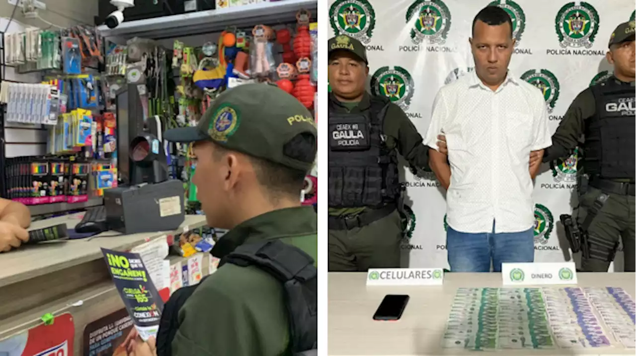 Barranquilla: capturan a un hombre con $ 35 millones que había cobrado por extorsión