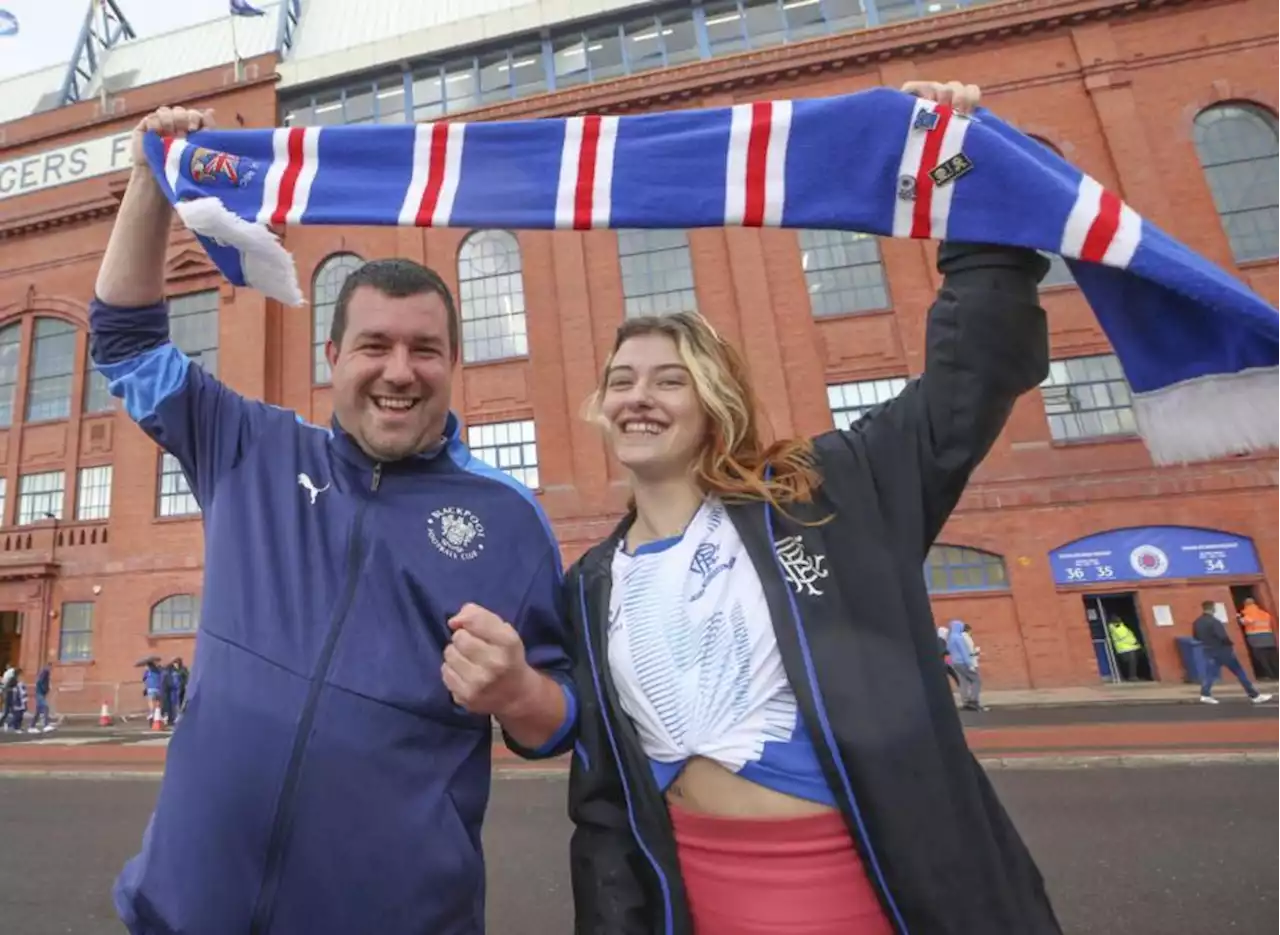 Can you spot yourself? Rangers fans at Ibrox for first home game of the season