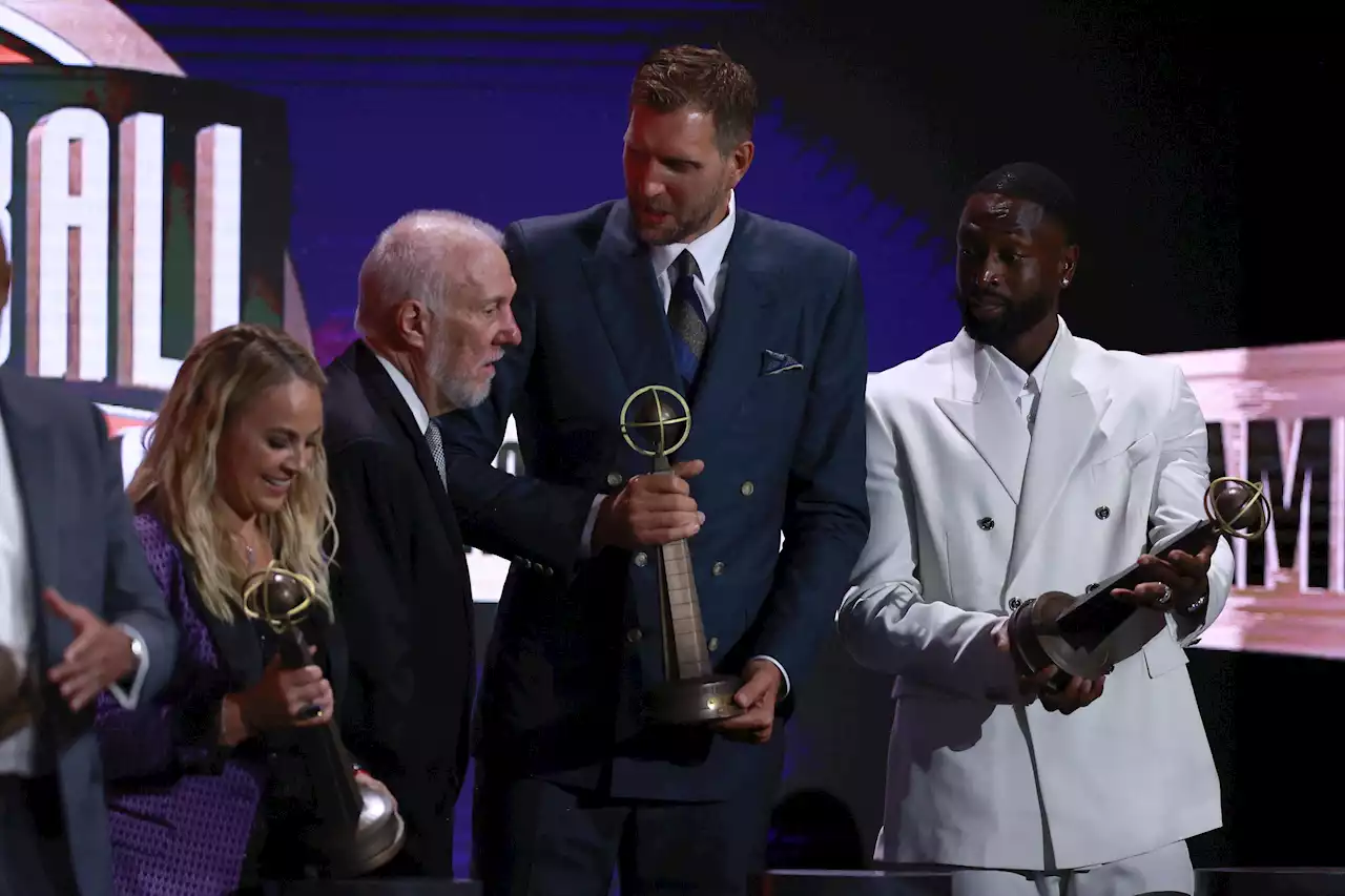 NBA's Popovich, Parker, Wade, Gasol, Nowitzki join Hall of Fame