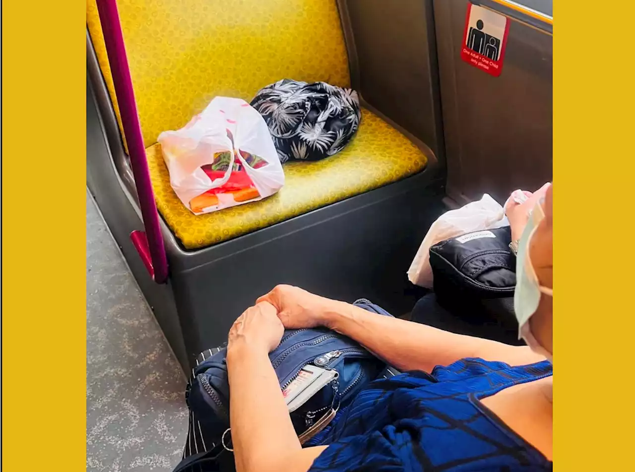 Bus watch: Netizen calls out elderly lady taking up an extra seat with her bags - Singapore News