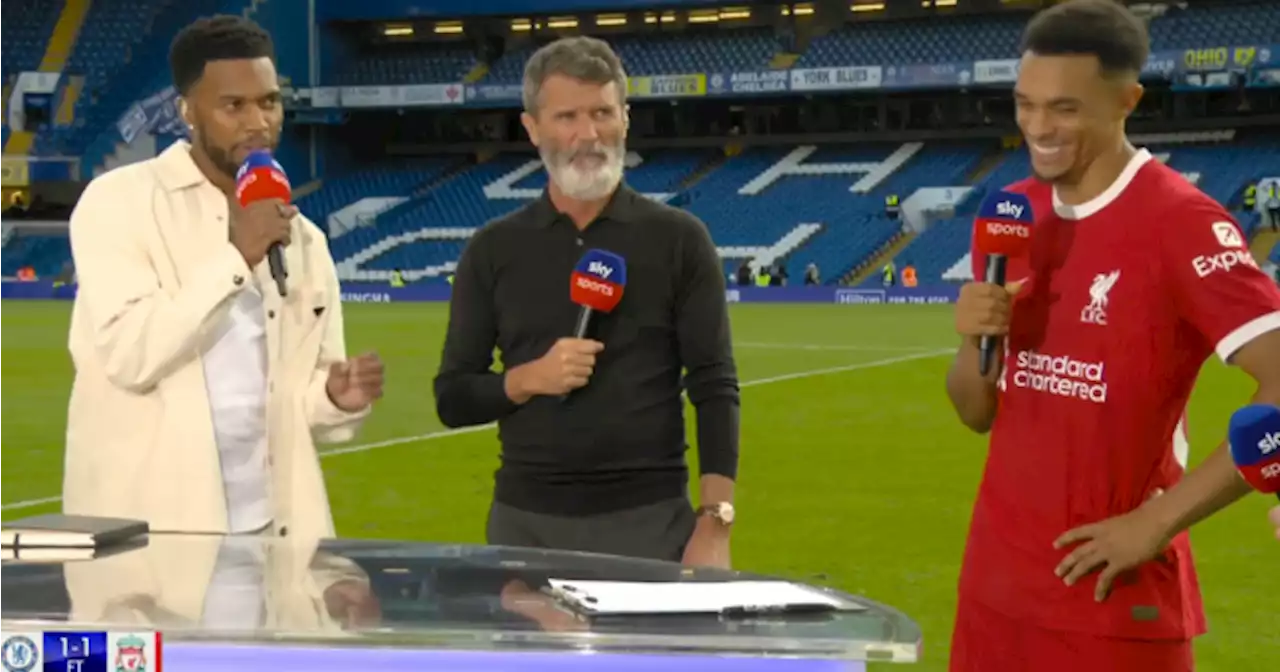 Roy Keane could barely contain himself after Sturridge comment to Alexander-Arnold | SportsJOE.ie