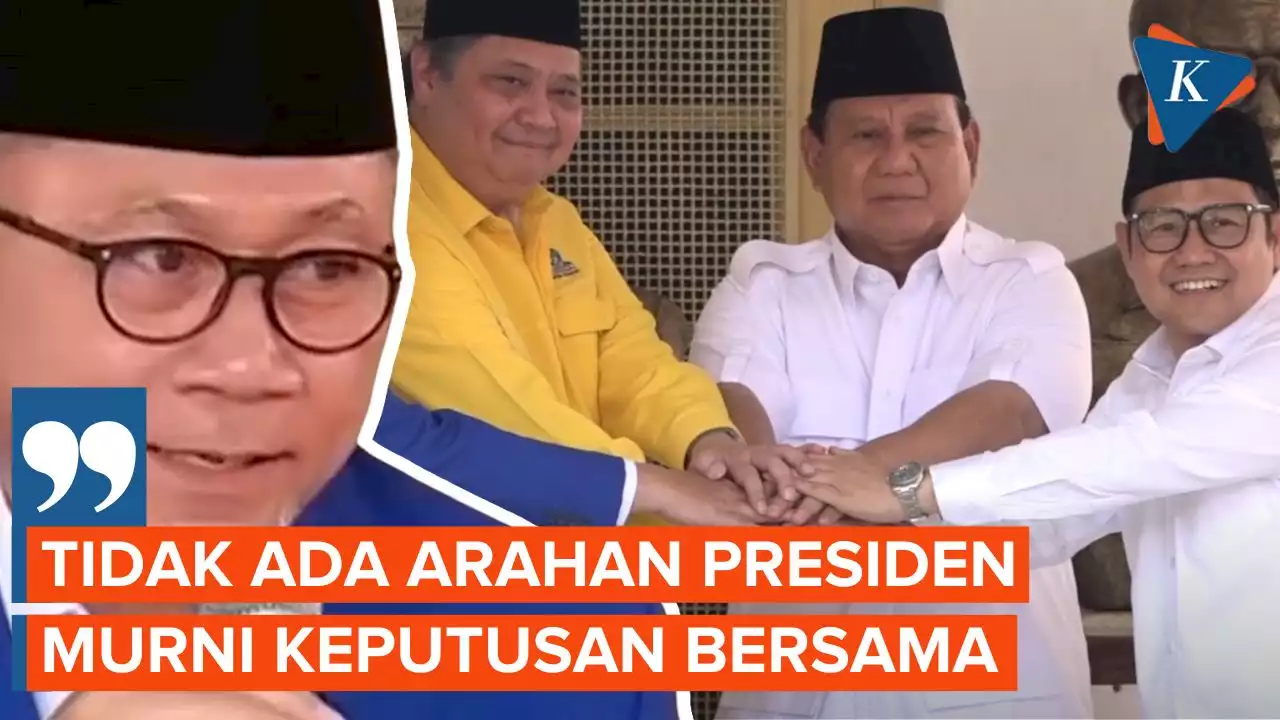 Tak Ada 'Cawe-cawe' Jokowi dalam Dukungan Golkar dan PAN ke Prabowo, Kata Zulhas