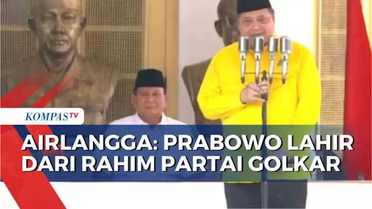 Golkar Usung Prabowo Subianto di Pilpres 2024! Airlangga Hartarto: Saya Senang 4 Partai Bergabung