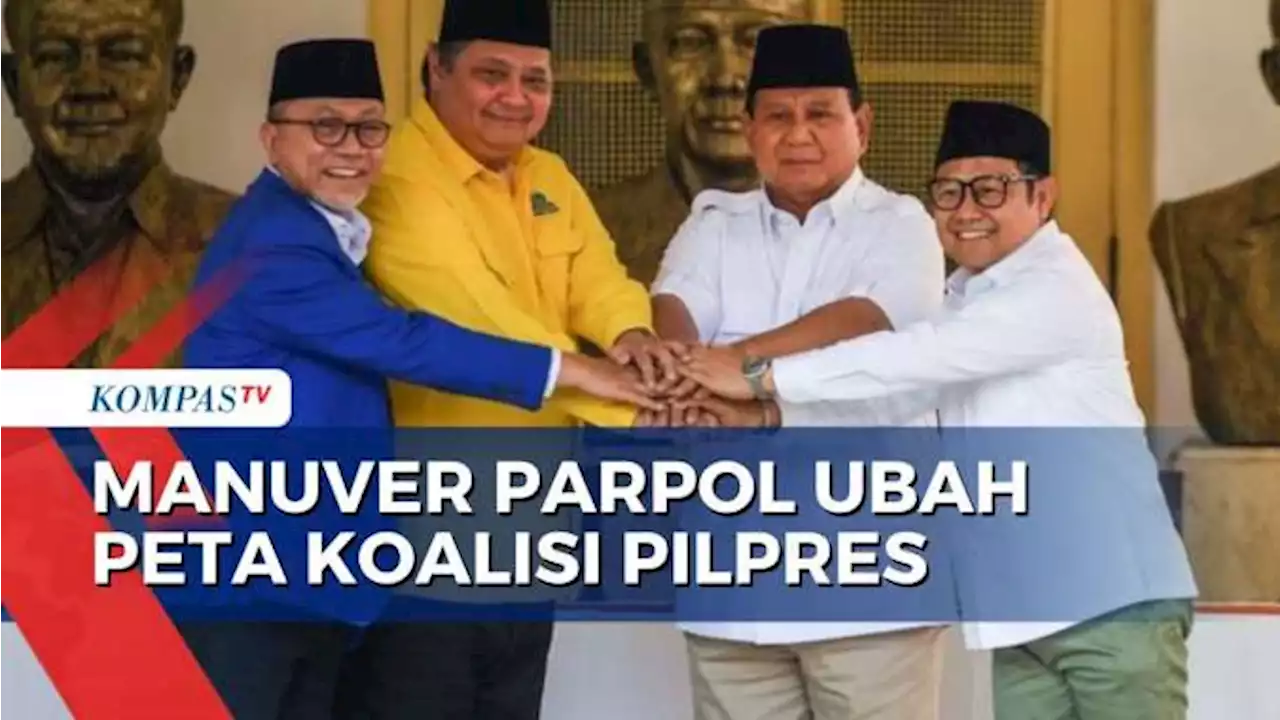 PAN dan Golkar Resmi Merapat Prabowo, Begini Gambaran Peta Koalisi Pilpres 2024