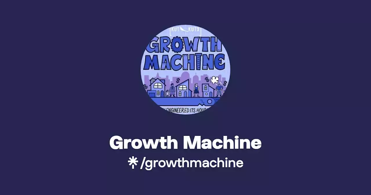 Growth Machine - Listen on Spotify - Linktree